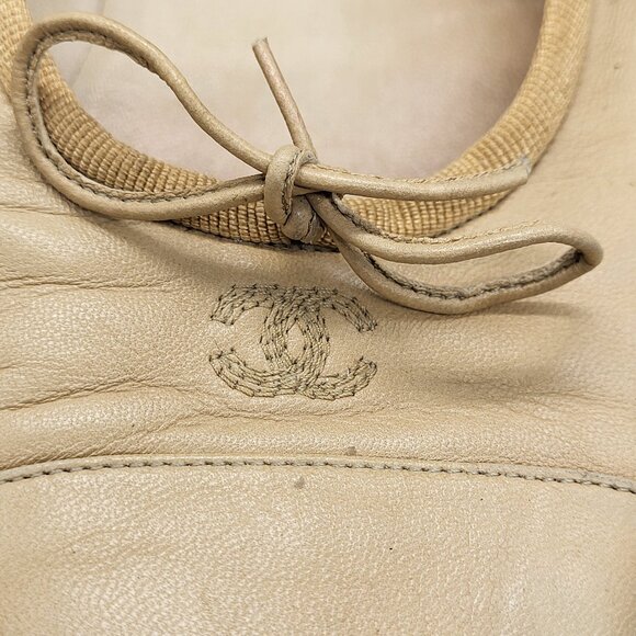 CHANEL Square Toe Ballet Flats - Picture 10 of 16